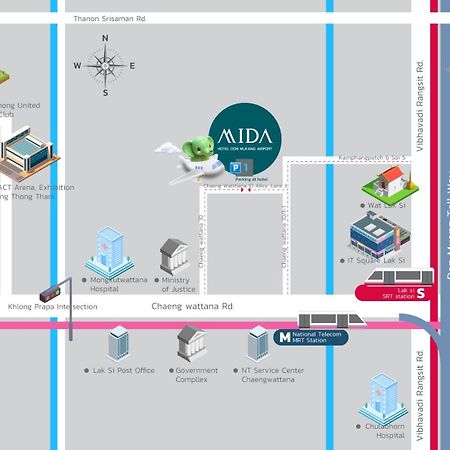 Mida Hotel Don Mueang Airport Bangkok Buitenkant foto